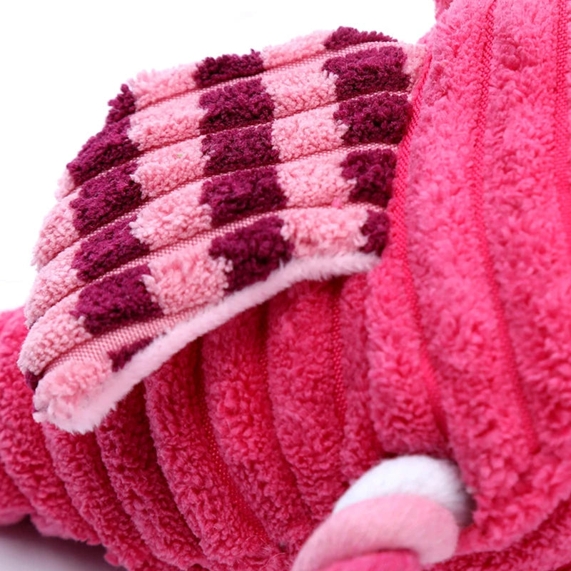 🐶 Pluszowe Zabawki Dla Psów w Kształcie Zwierząt – Gryzak i Squeaky w Jednym!