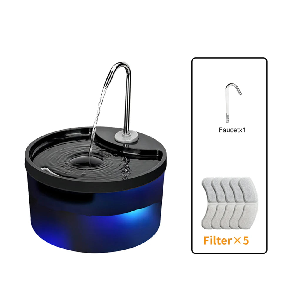 🐱💦 Fontanna dla Kota i Psa 3.2L – Cicha Automatyczna Poidła z Filtrem