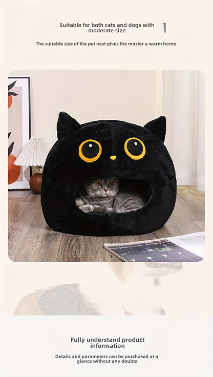 Domek-legowisko dla kota i małego psa „Cartoon Cozy Cave”