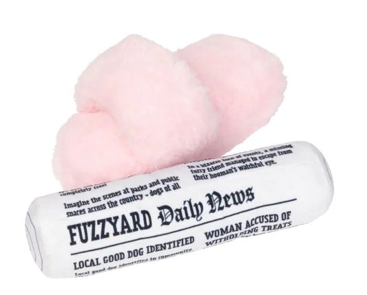 FuzzYard Zabawka dla Psa - Kapeć & Gazeta