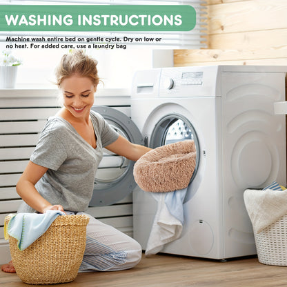 Miękkie pluszowe legowisko uspokajające dla psa i kota