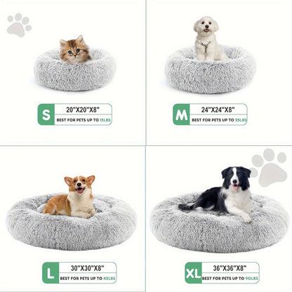 Miękkie pluszowe legowisko uspokajające dla psa i kota