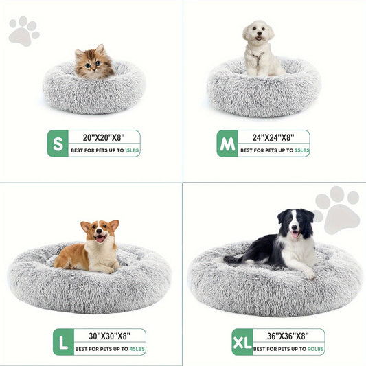 Miękkie pluszowe legowisko uspokajające dla psa i kota