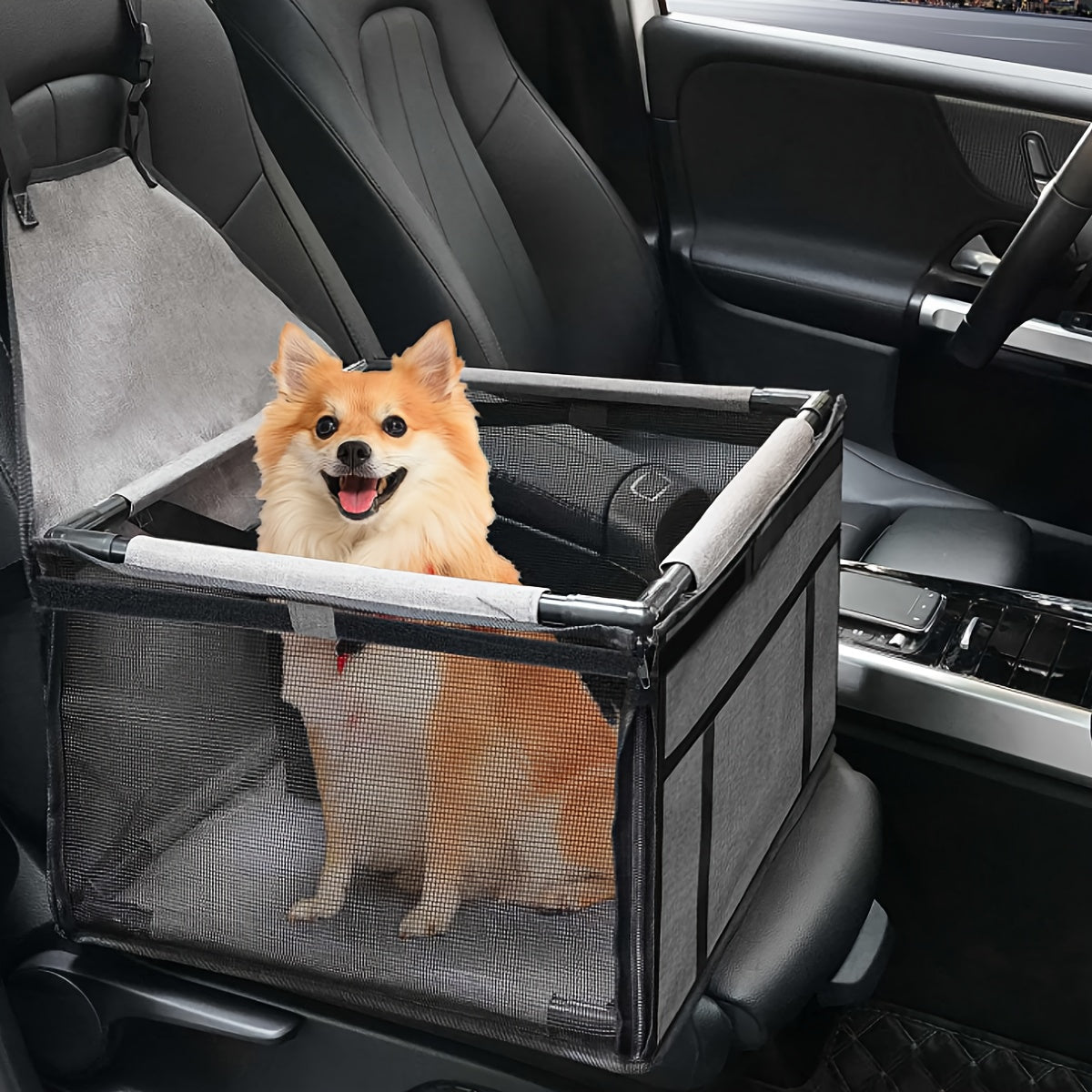 Fotelik samochodowy dla psa „Travel Booster”