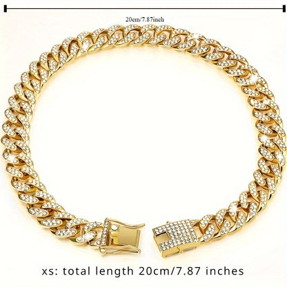 Obroża dla psa z cyrkoniami