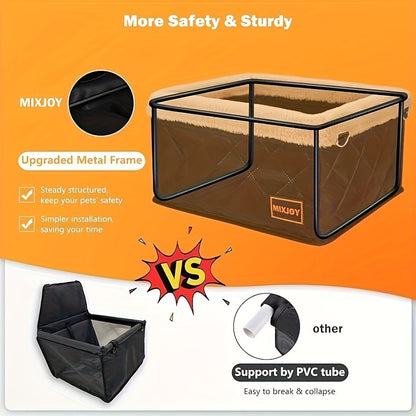 Luksusowy fotelik samochodowy dla psa