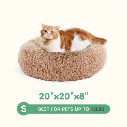 Miękkie pluszowe legowisko uspokajające dla psa i kota