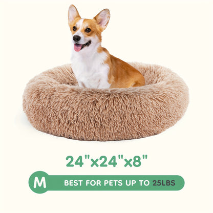 Miękkie pluszowe legowisko uspokajające dla psa i kota