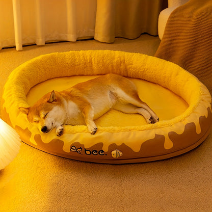 Duże owalne legowisko dla psa i kota „Cartoon Cozy Bed”