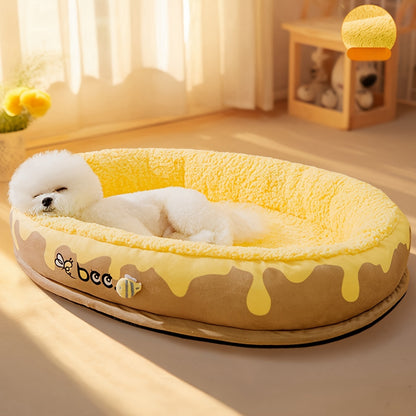 Duże owalne legowisko dla psa i kota „Cartoon Cozy Bed”