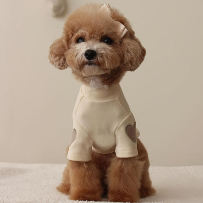 Miękki sweterek dla psa „Cozy Heart Fleece Sweater”