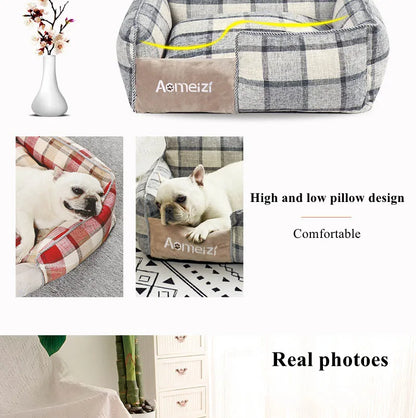 🐾 Odłączane Legowisko dla Psów – Miękkie, Oddychające i Łatwe w Czyszczeniu 🛋️