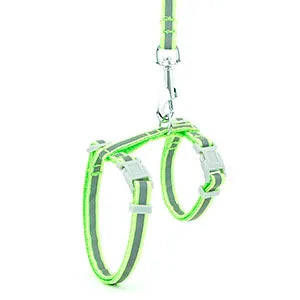 Regulowane szelki i smycz dla kota i małego psa🌟