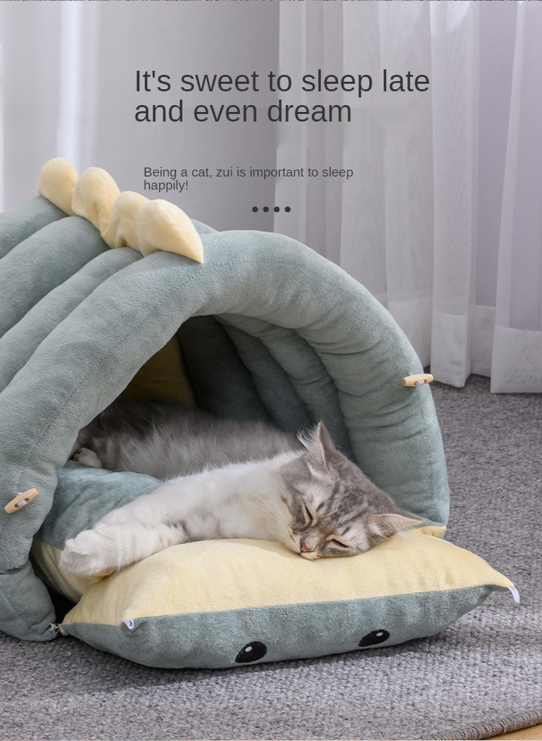 Miękki domek dla psa i kota