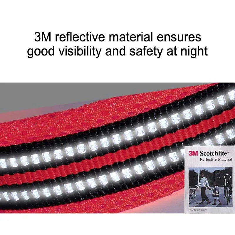 Truelove – Wytrzymała i miękka obroża nylonowa z podszyciem i odblaskiem