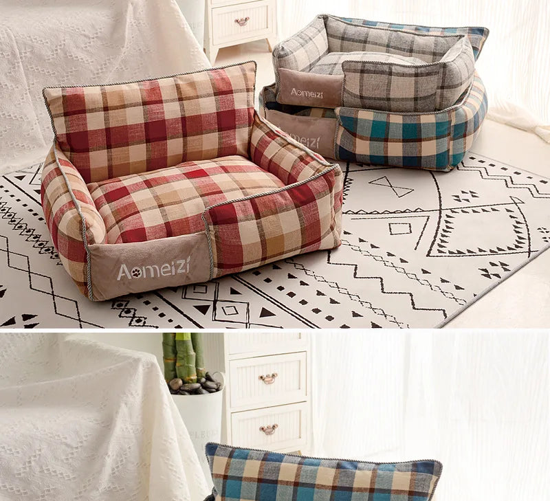 🐾 Odłączane Legowisko dla Psów – Miękkie, Oddychające i Łatwe w Czyszczeniu 🛋️