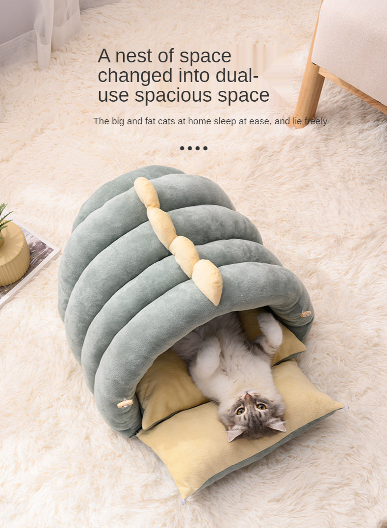 Miękki domek dla psa i kota