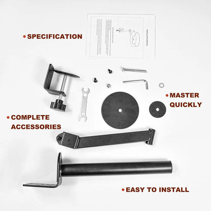 🐱 Stylowe Biurkowe Legowisko z Hamakiem dla Kota – Regulowane, Obrotowe 360°