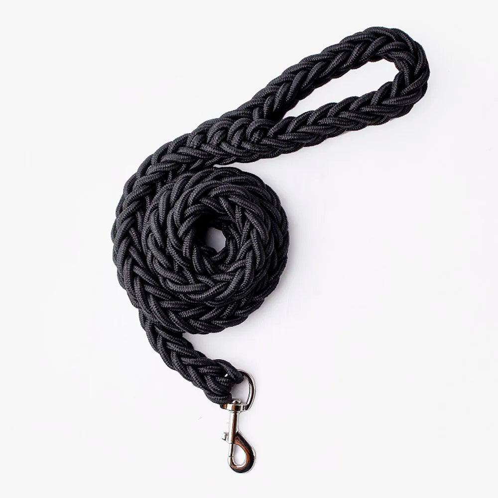 🐾 Wytrzymała Smycz dla Średnich i Dużych Psów – Solidna, Pleciona Ręcznie z Nylonu