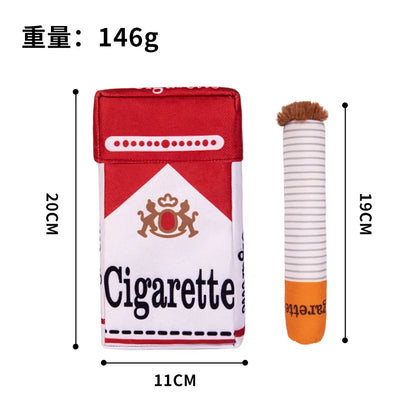 🐶 Zabawka dla Psa – „Papieros” z Piszczałką 🦴💨