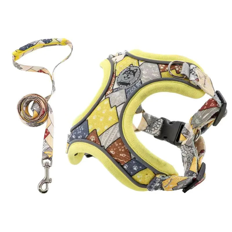 Szelki w kształcie X dla psa + Smycz