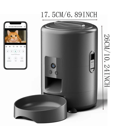Inteligentny karmnik automatyczny dla kota i psa – 2L, Wi-Fi, kamera i sterowanie aplikacją