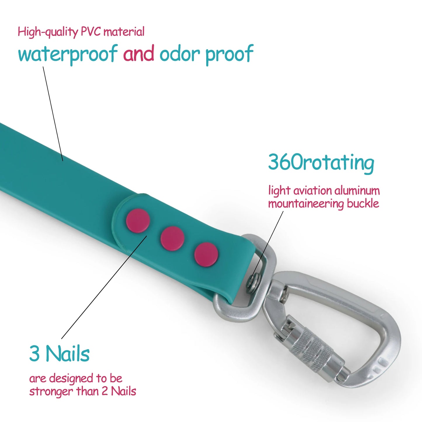 🐾 Uchwyt na Worki na Odchody + Smycz dla Psa