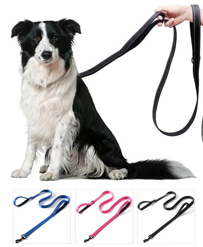 🐾 Wytrzymała Smycz dla Psa z Podwójnymi Uchwytami