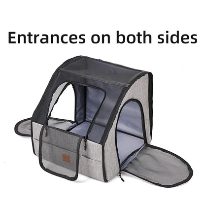 🐾🚘 Samochodowe Łóżko i Fotelik dla Zwierząt – Wielofunkcyjny, Składany i Wodoodporny