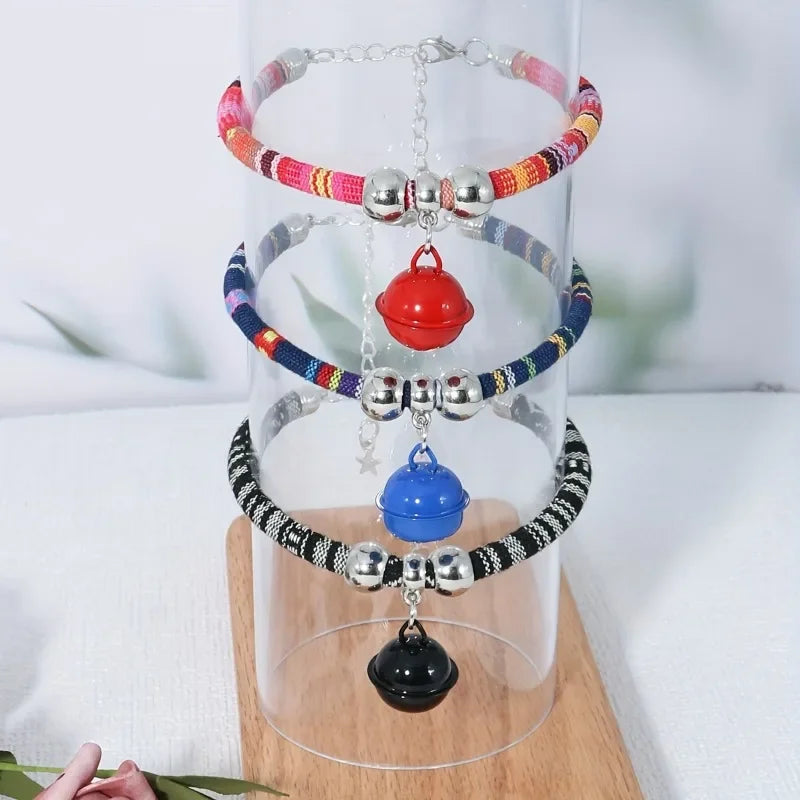 Regulowana obroża dla psa i kota z dzwoneczkiem