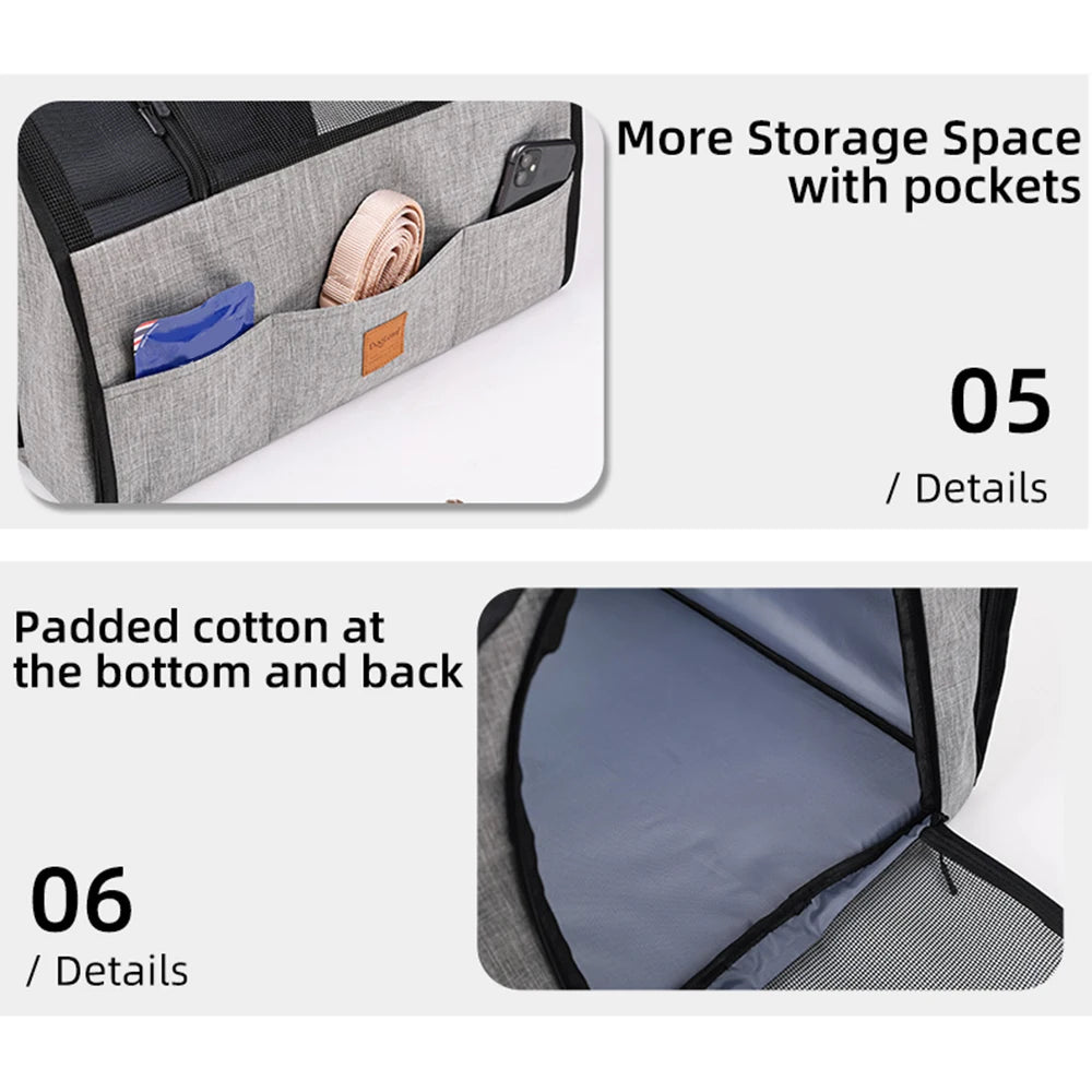 🐾🚘 Samochodowe Łóżko i Fotelik dla Zwierząt – Wielofunkcyjny, Składany i Wodoodporny