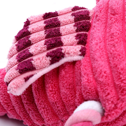 🐶 Pluszowe Zabawki Dla Psów w Kształcie Zwierząt – Gryzak i Squeaky w Jednym!