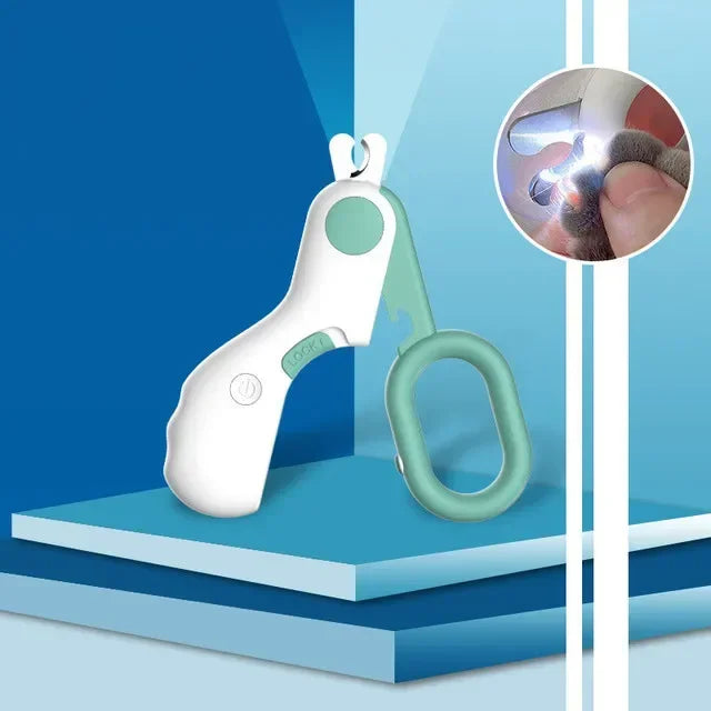 Obcinacz do pazurów dla psa i kota z lampką LED