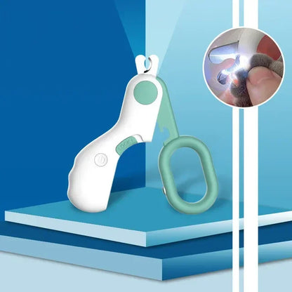 Obcinacz do pazurów dla psa i kota z lampką LED