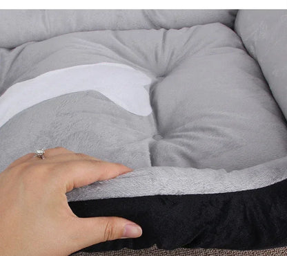 🐶 Ciepłe Legowisko dla Psów i Kotów – Miękkie, Przytulne i Stylowe