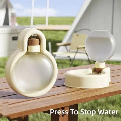 🐾 Przenośna Butelka na Wodę dla Psa – Składany Kubek o Dużej Pojemności