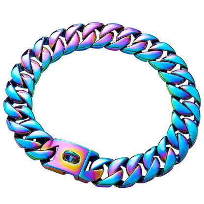 Mocna Obroża dla Psów – Cuban Chain 🐶✨