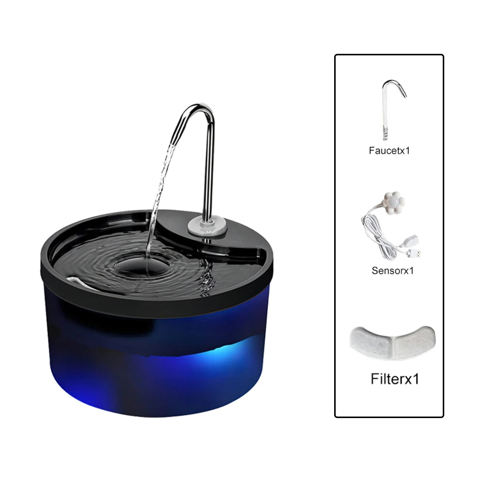 🐱💦 Fontanna dla Kota i Psa 3.2L – Cicha Automatyczna Poidła z Filtrem