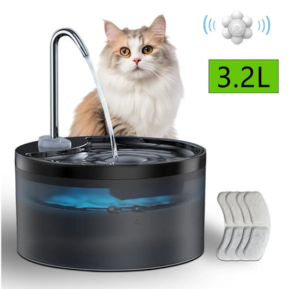 🐱💦 Fontanna dla Kota i Psa 3.2L – Cicha Automatyczna Poidła z Filtrem