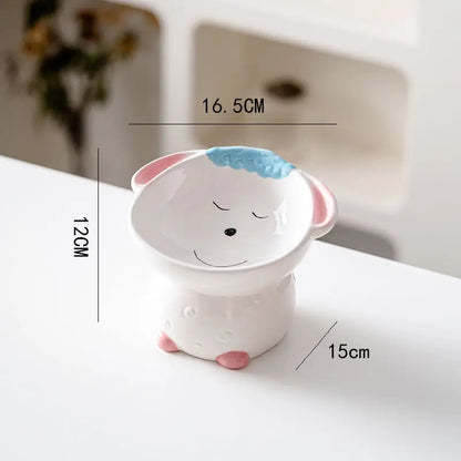 🐾 Ceramiczna Miska dla Zwierząt w Kształcie Zwierzątka