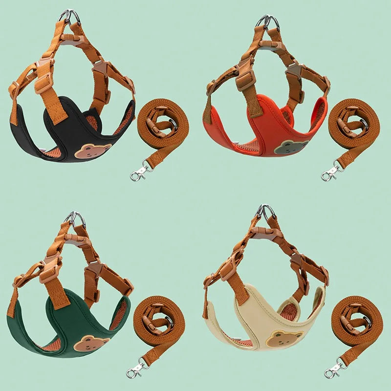Zestaw szelek z smyczą dla psa i kota