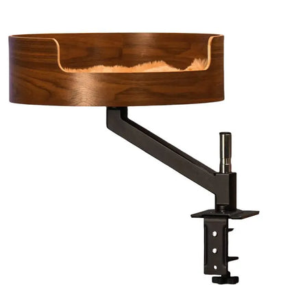 🐱 Stylowe Biurkowe Legowisko z Hamakiem dla Kota – Regulowane, Obrotowe 360°