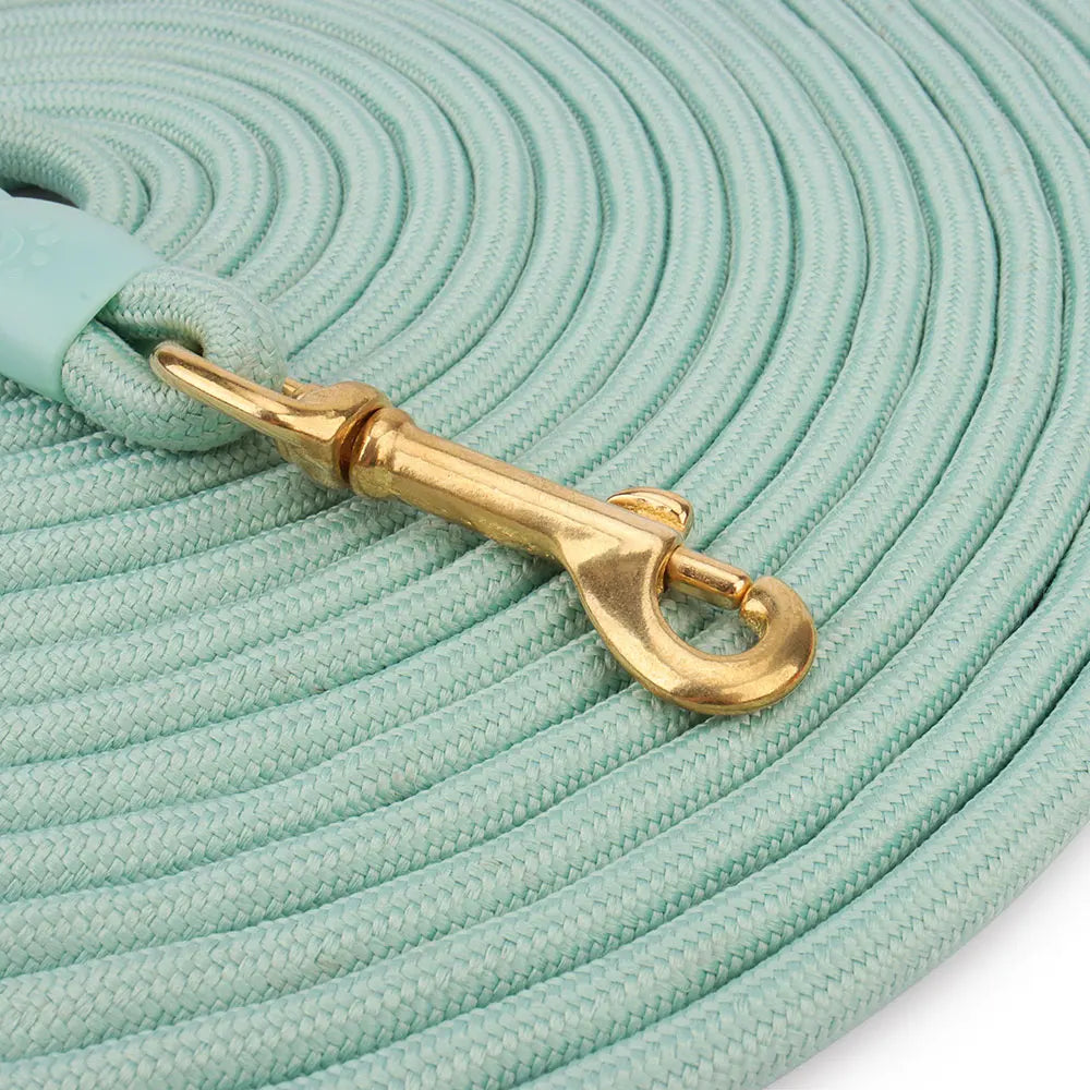 🐕 Długa Smycz Treningowa dla Psów 5 m -=/ 10 m – Wytrzymała Lina z Piankową Rączką