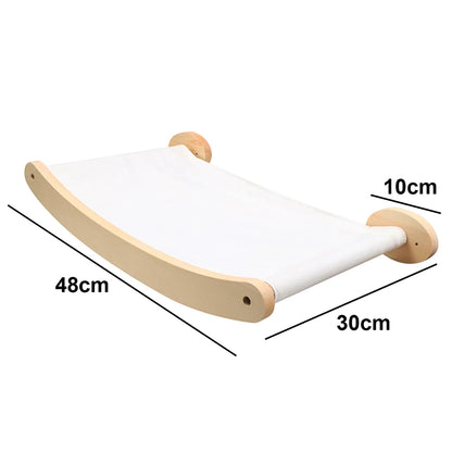 Ścienny Drapak z Ramą dla Kota – Schody, Hamak