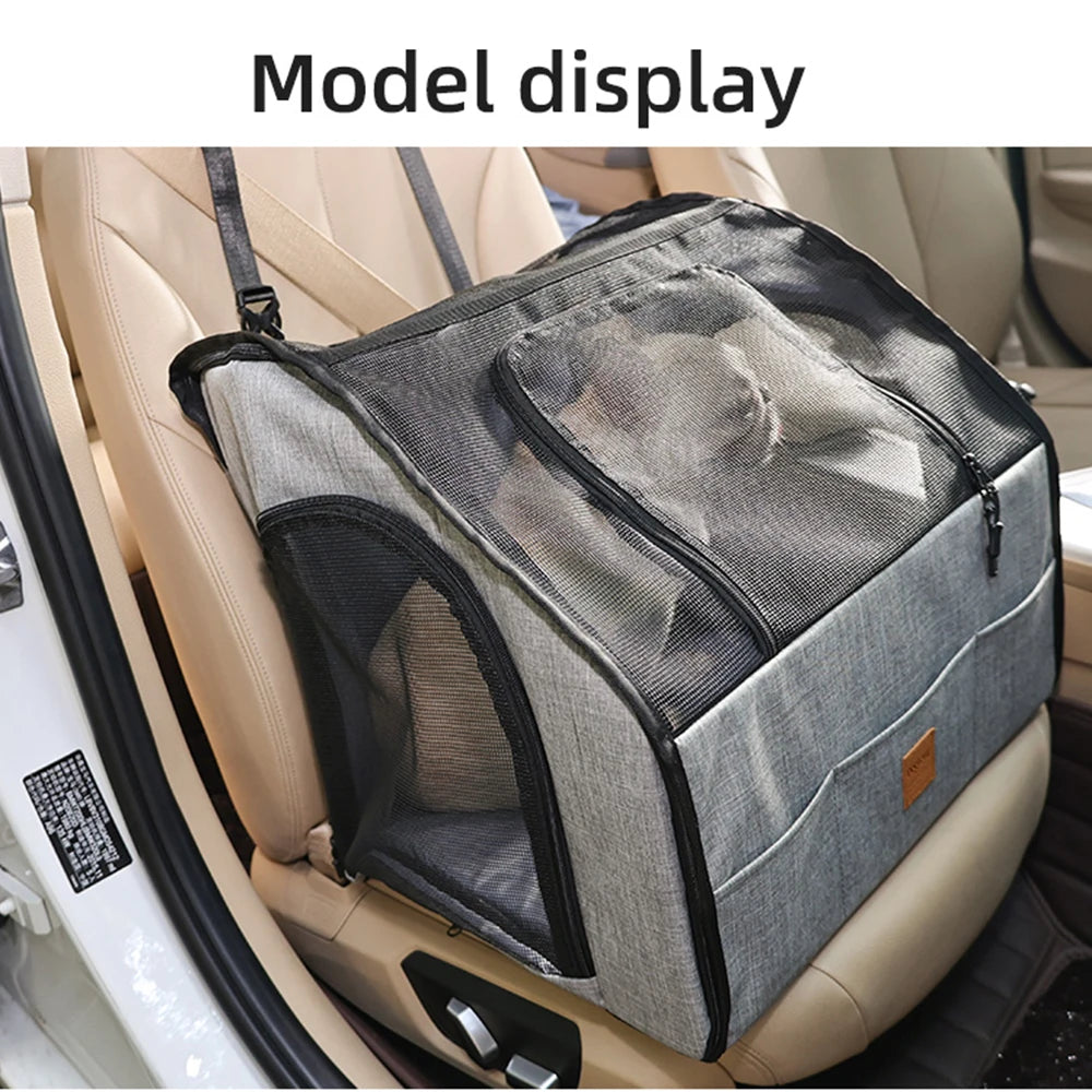 🐾🚘 Samochodowe Łóżko i Fotelik dla Zwierząt – Wielofunkcyjny, Składany i Wodoodporny