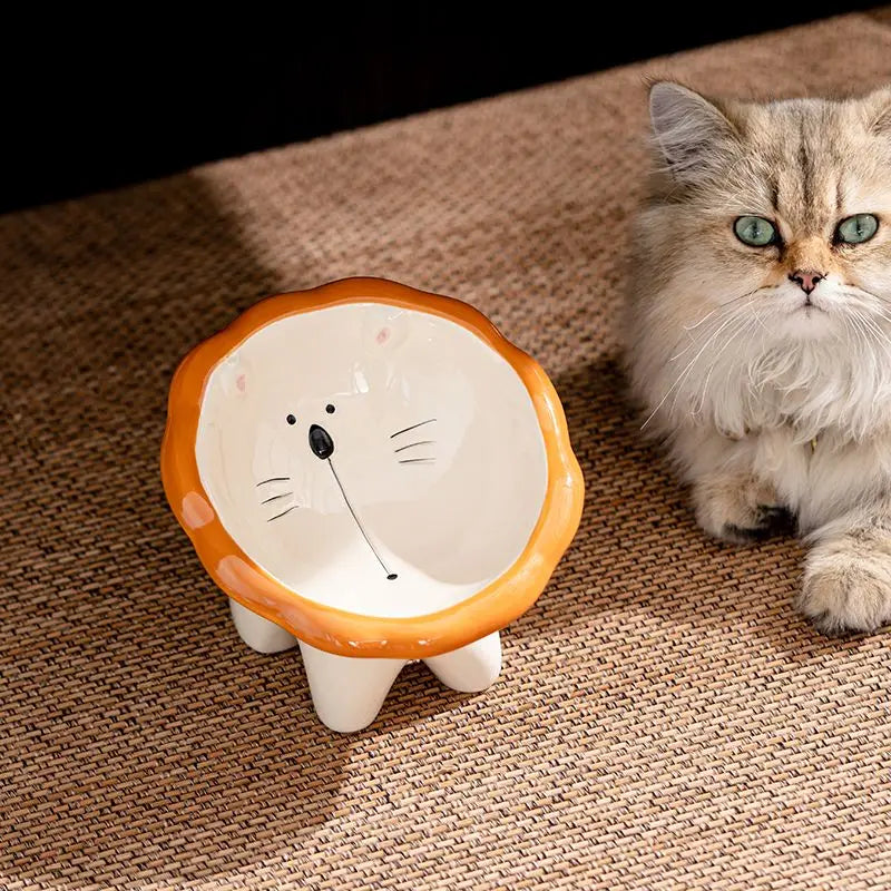 🐾 Ceramiczna Miska dla Zwierząt w Kształcie Zwierzątka