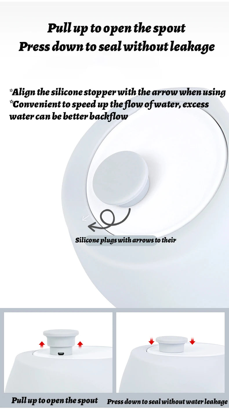 Składana butelka turystyczna dla psa i kota