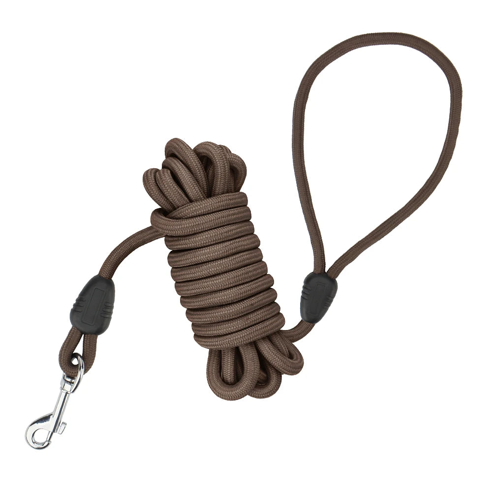 🐕 Długa Smycz Treningowa dla Psów 5 m -=/ 10 m – Wytrzymała Lina z Piankową Rączką