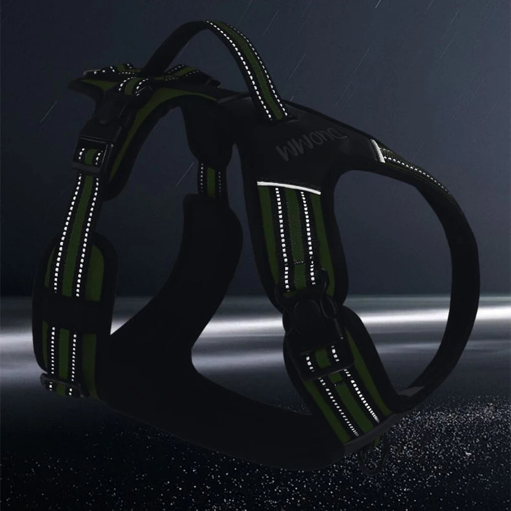 🐾💪 Solidna Uprząż dla Średnich i Dużych Psów – Wygoda