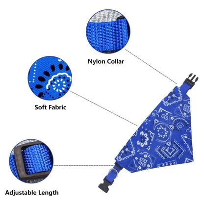 Regulowany Kołnierzyk z Chustą w Kształcie Trójkąta dla Kota i Psa 😺🐶